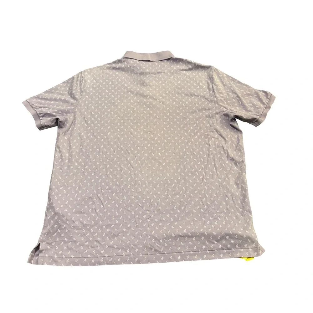 Polo Ralph Lauren Mens Classic Fit Lavender‎ Paisley Cotton Polo Shirt Large